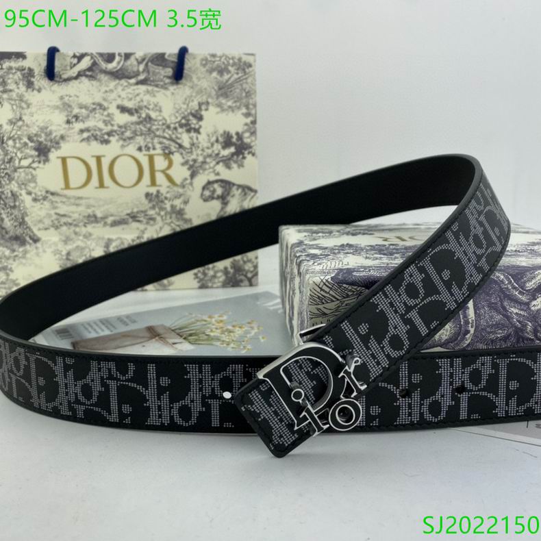 Dior belt 35mmX95-125cm 7D06